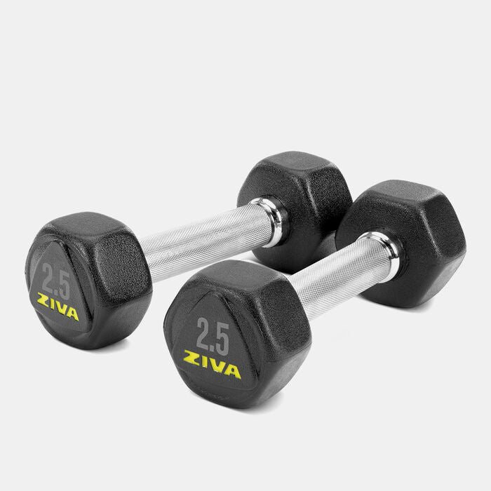 Performance Hexagon Steel Dumbbell - 2.5kg (1 Pair)