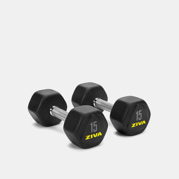 Performance Hexagon Steel Dumbbell - 15kg (1 Pair)