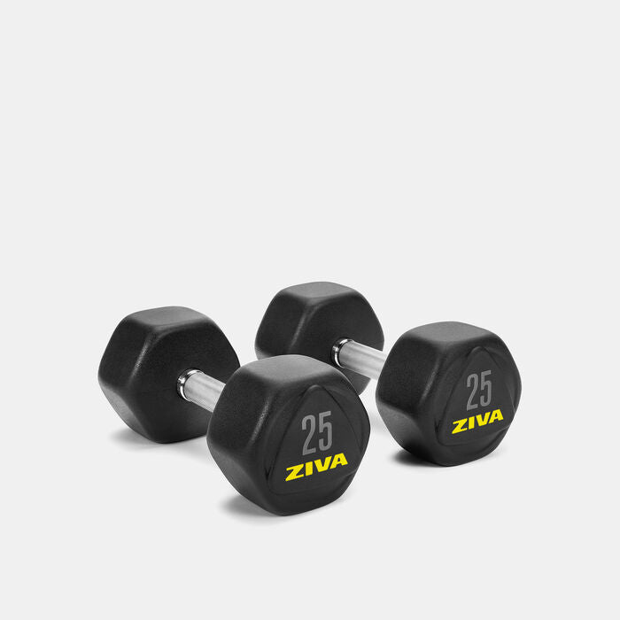 Performance Hexagon Steel Dumbbell - 25kg (1 Pair)